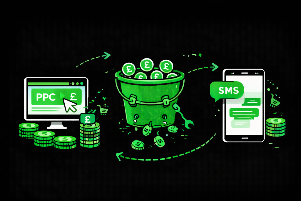 PPC Fills the Bucket. SMS Stops It Leaking